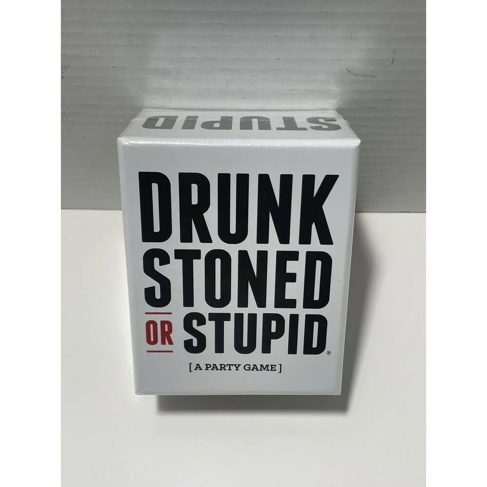 Drunk Stoned or Stupid [A Party Game] - Adult Game. Sealed, New